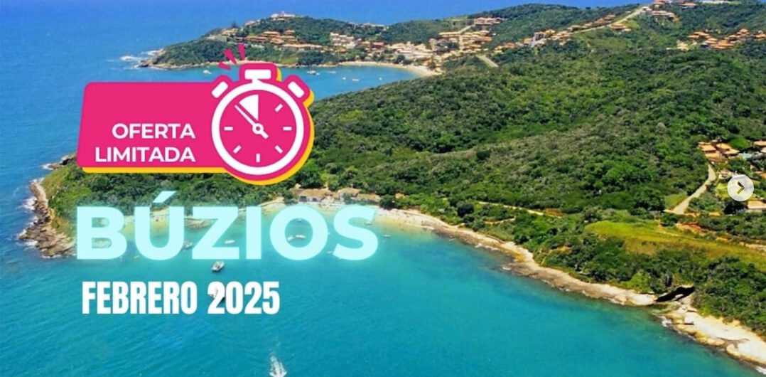 BÚZIOS 2025 – Incluye traslados a playas!!