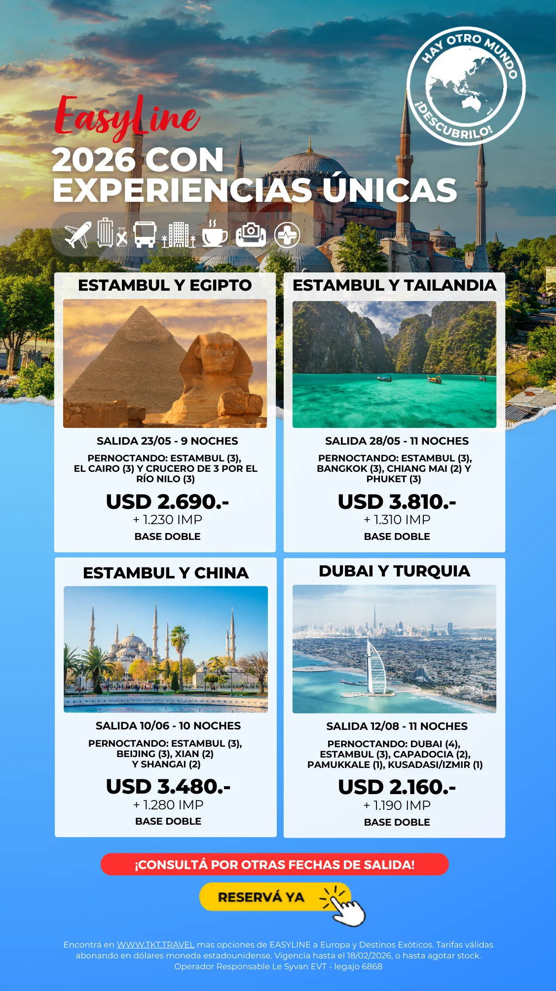 combinados estambul easyline