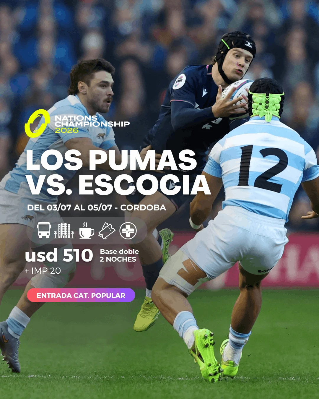 pumas VS escocia cordoba